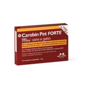 CAROBIN PET FORTE MINI 15 COMPRESSE