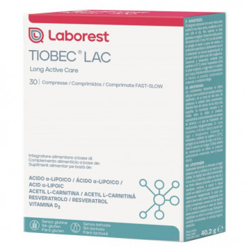 TIOBEC LAC 30 COMPRESSE