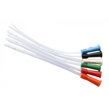 CATETERE VESCICALE 1 VIA PER CATETERISMO INTERMITTENTE ERUPLAST PLUS PUNTA NELATON 2 FORI SMUSSI LUNGHEZZA 40 CM DIAMETRO CH14 6