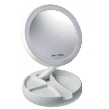 SPECCHIO LUMINOSO DOPPIO LATO PIEGHEVOLE