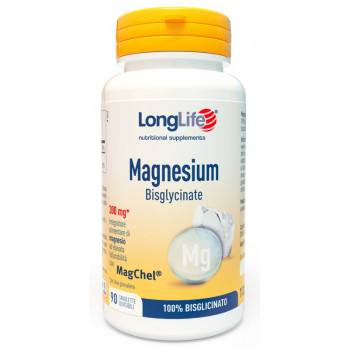 LONGLIFE MAGNESIUM BISGLYCINATE 90 TAVOLETTE DIVISIBILI SENZA GLUTINE