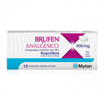 MYLAN BRUFEN ANALGESICO IBUPROFENE 12CPR 400MG