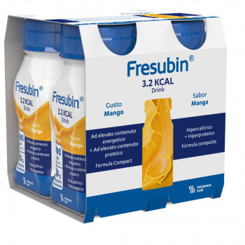 FRESUBIN 3.2 KCAL DRINK MANGO 4 FLACONI 125ML