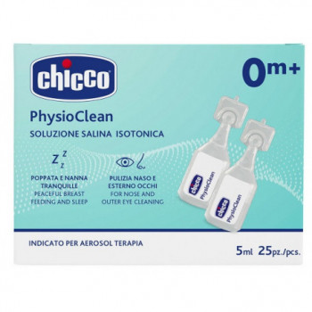 SOLUZIONE SALINA ISOTONICA PHYSIOCLEAN 25 PEZZI DA 5 ML