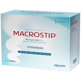 MACROSTIP 20 BUSTINE 10 G SENZA GLUTINE SENZA LATTOSIO