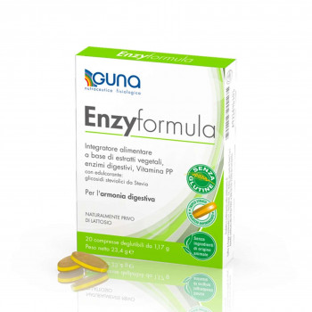 GUNA ENZYFORMULA INTEGRATORE FUNZIONE DIGESTIVA 20CPR