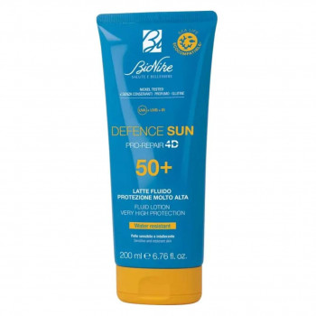 BIONIKE DEFENCE SUN LATTE FLUIDO SOLARE SPF50+ PROTEZIONE MOLTO ALTA 200ML