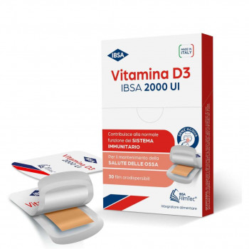 IBSA INTEGRATORE VITAMINA D3 2000UI OSSA DIFESE IMMUNITARIE FILM 30PZ