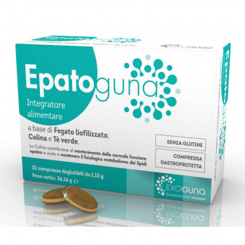 GUNA EPATOGUNA INTEGRATORE FUNZIONE EPATICA DETOX 32CPR