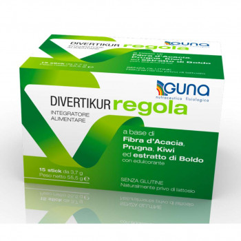 GUNA DIVERTIKUR REGOLA INTEGRATORE REGOLARITÀ INTESTINO 15STICK