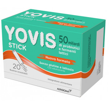 YOVIS STICK INTEGRATORE 50 MILIARDI DI FERMENTI LATTICI VIVI 20 STICK