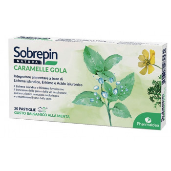 SOBREPIN NATURA CARAMELLE GOLA 20 PASTIGLIE