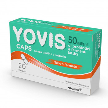 YOVIS CAPS INTEGRATORE FERMENTI LATTICI BENESSERE INTESTINO 20 CAPSULE
