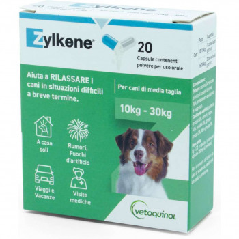 ZYLKENE MANGIME COMPLEMENTARE CANI ANTISTRESS ANSIA 20 CAPSULE 225 MG