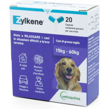 ZYLKENE MANGIME COMPLEMENTARE CANI ANTISTRESS ANSIA 20 CAPSULE 450 MG