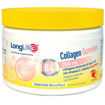 LONGLIFE COLLAGEN GUMMIES 625MG 84 GOMMOSE
