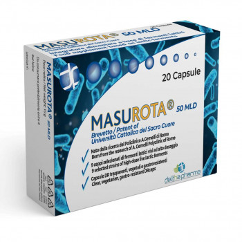 MASUROTA PROBIOTICO 50 MLD FERMENTI LATTICI INTESTINO 20 CAPSULE