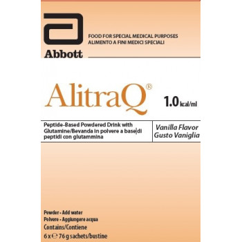 ALITRAQ VANIGLIA 6 BUSTINE DA 76 G