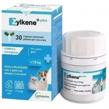 ZYLKENE PLUS MANGIME COMPLEMENTARE CANI GATTI ANTISTRESS ANSIA 30 CAPSULE