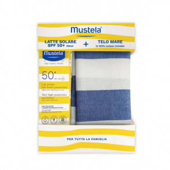MUSTELA LATTE SOLARE 100 ML + TELO MARE