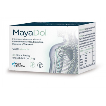 MAYADOL 30 STICK PACKS OROSOLUBILI DA 1,9 G GUSTO ARANCIA SENZA GLUTINE SENZA LATTOSIO