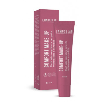 LAMUSELAB COMFORT MAKE-UP BLUSH SEBOREGOLATORE ROSE PEACH