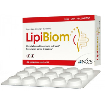 LIPIBIOM 30 COMPRESSE MASTICABILI SENZA GLUTINE SENZA LATTOSIO