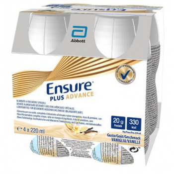 ENSURE PLUS ADVANCE VANIGLIA 4 BOTTIGLIE DA 220 ML