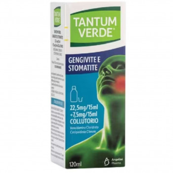 ANGELINI TANTUM VERDE BOCCA ANTIBATTERICO 22,5 MG/15 ML COLLUTORIO 120ML