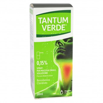 ANGELINI TANTUM VERDE MAL DI GOLA 0,15% SPRAY ORALE 30 ML