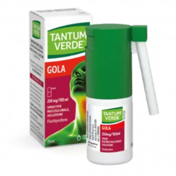 ANGELINI TANTUM VERDE GOLA SOLLIEVO MAL DI GOLA 250 MG/100 ML 15ML