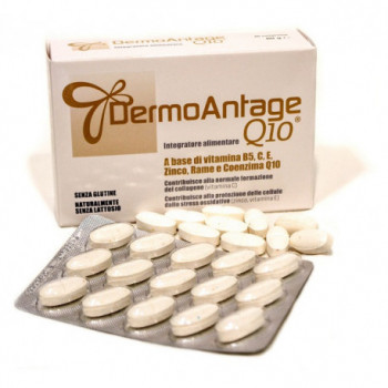 DERMOANTAGE Q10 60 COMPRESSE SENZA GLUTINE NATURALMENTE SENZA LATTOSIO
