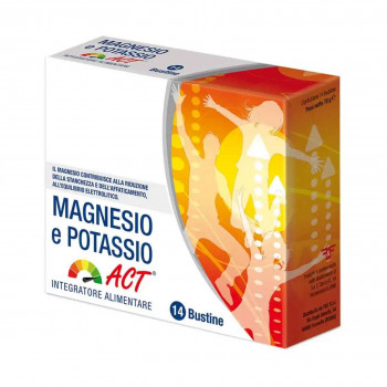 LINEA ACT MAGNESIO E POTASSIO INTEGRATORE SALI MINERALI 14BUST