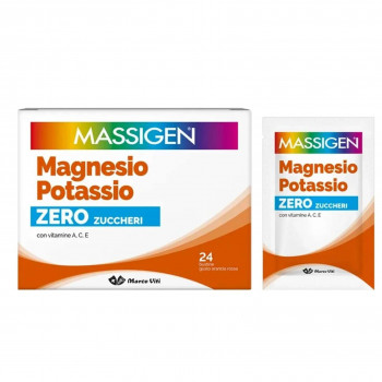 MASSIGEN MAGNESIO E POTASSIO ZERO ZUCCHERI CON VITAMINE 24BST