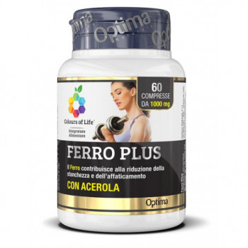 COLOURS OF LIFE FERRO PLUS 60 COMPRESSE 1000 MG