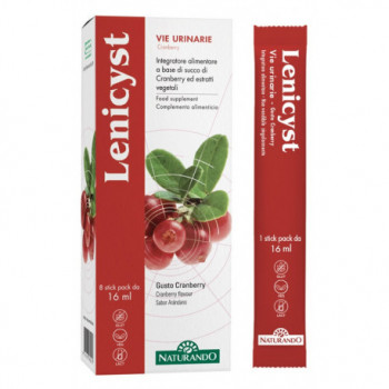 LENICYST 8 STICK PACK DA 16 ML SENZA GLUTINE E LATTOSIO