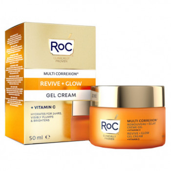 ROC MULTI CORREXION REVIVE + GLOW CREMA VISO GEL 50 ML