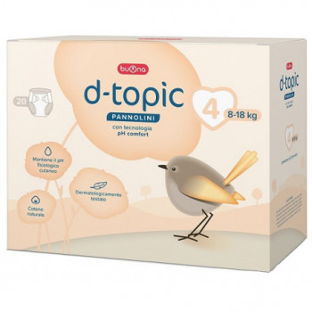 D-TOPIC PANNOLINI TAGLIA 4 20 PEZZI