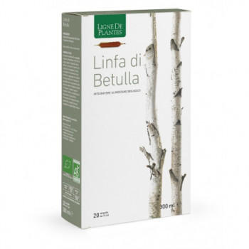 LINFA DI BETULLA BIOLOGICO 20 AMPOLLE BEVIBILI DA 15 ML