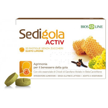 SEDIGOLA APIX ACTIV LIMONE 20 PASTIGLIE DA 1,5 G