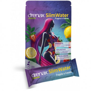 DRENAX FORTE SLIM WATER FRAGOLA E LIMONE 24 BUSTINE GRANULATI EFFERVESCENTI