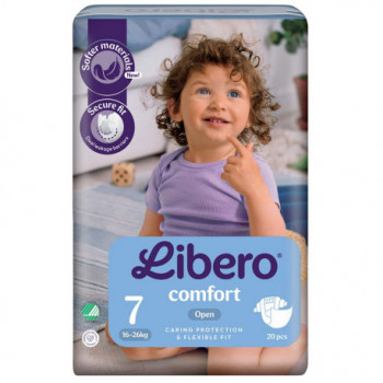 LIBERO COMFORT 7 PANNOLINO PER BAMBINO 16-26KG 20 PEZZI