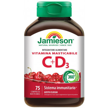 JAMIESON VITAMINA C 500 + D 75 COMPRESSE