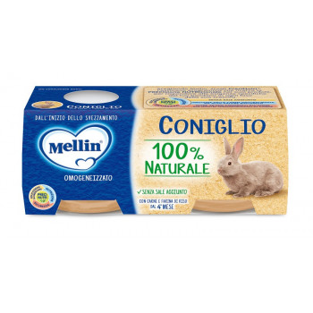 MELLIN OMOGENEIZZATO CONIGLIO 2 X 80 G
