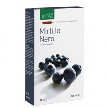 MIRTILLO NERO BIOLOGICO 20 AMPOLLE BEVIBILI DA 15 ML