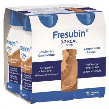 FRESENIUS FRESUBIN 3,2 KCAL DRINK ALIMENTO IPERCALORICO CAPPUCCINO 4X125 ML