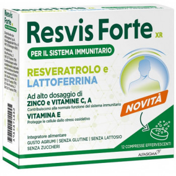 ALFASIGMA RESVIS FORTE XR INTEGRAOTRE DIFESE IMMUNIARIE 12 CPR