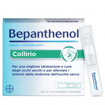 BAYER BEPANTHENOL COLLIRIO GOCCE OCULARI IDRATANTI 20 MONODOSE