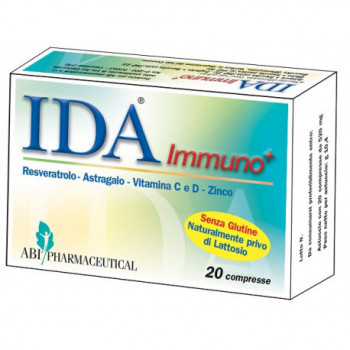 IDA IMMUNO+ 20 COMPRESSE SENZA GLUTINE NATURALMENTE PRIVO DI LATTOSIO