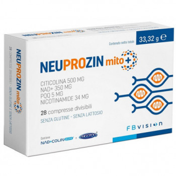 NEUPROZIN MITO + 28 COMPRESSE DIVISIBILI SENZA GLUTINE E LATTOSIO CON NAD+COLIN PURE E MGCPQQ